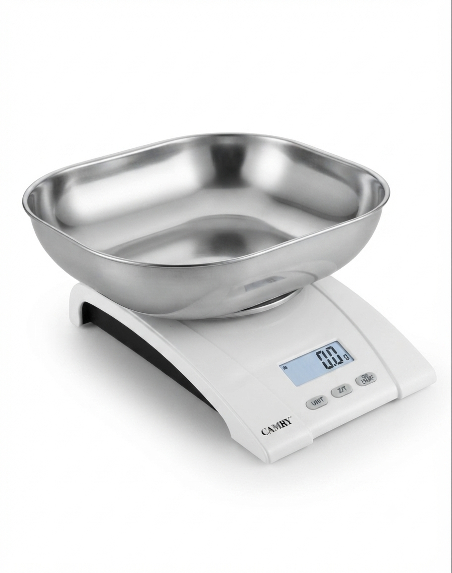 ترازوی آشپزخانه برند کمری رنگ سفید - Camery Scale