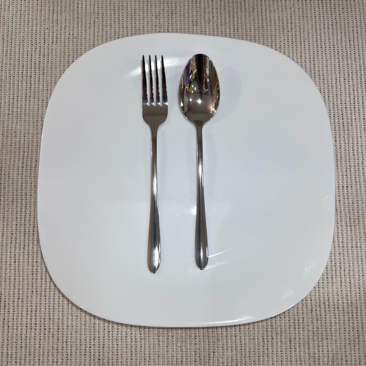 سرویس ۱۲ عددی قاشق و چنگال کایند دونا براق استیل ضد زنگ