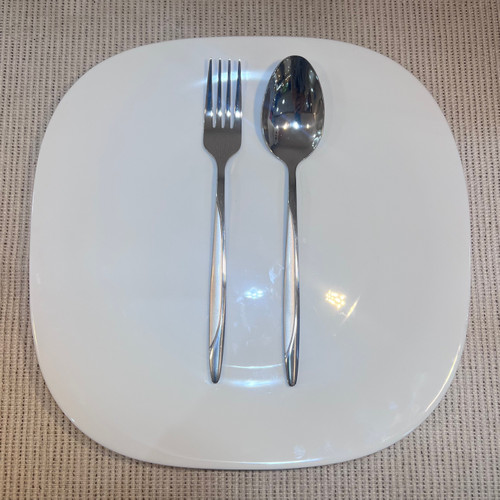 سرویس ۱۲ عددی قاشق و چنگال کایند میامی براق استیل ضد زنگ