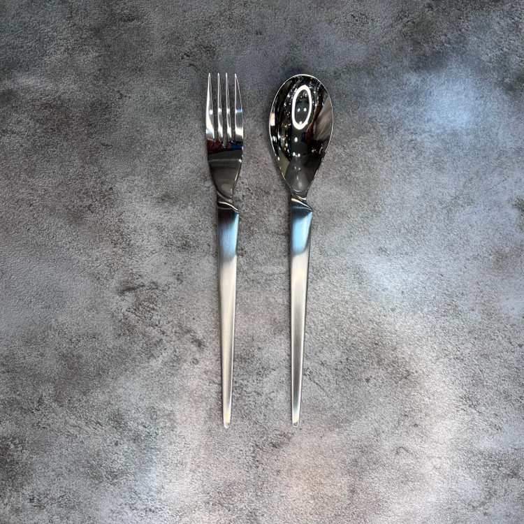 ست ۱۲ پارچه قاشق و چنگال استیل ضد زنگ هانوور کد ۴Matt