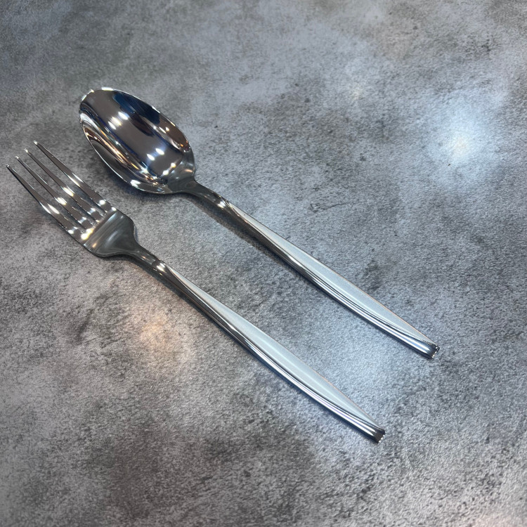 سرویس ۱۲ عددی قاشق و چنگال مدل یونیک اعلا ماینز استیل ضد زنگ