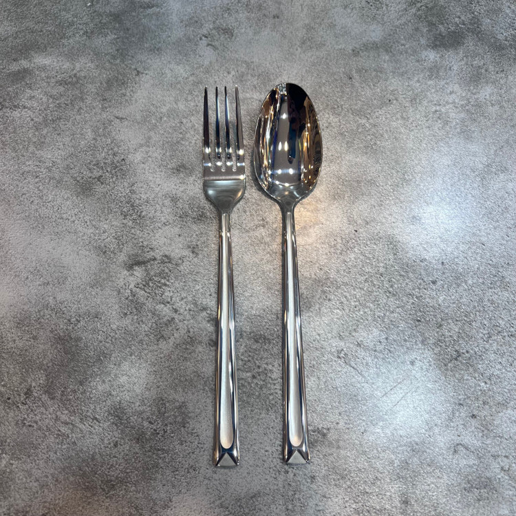 سرویس ۱۲ عددی قاشق و چنگال مدل یونیک اعلا مونت کارلو استیل ضد زنگ