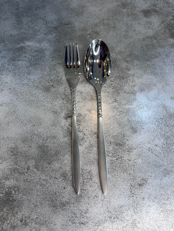 سرویس ۱۲ عددی قاشق و چنگال برند یونی هوم مدل هارلی سندبلاست استیل ضد زنگ قالب اروپا