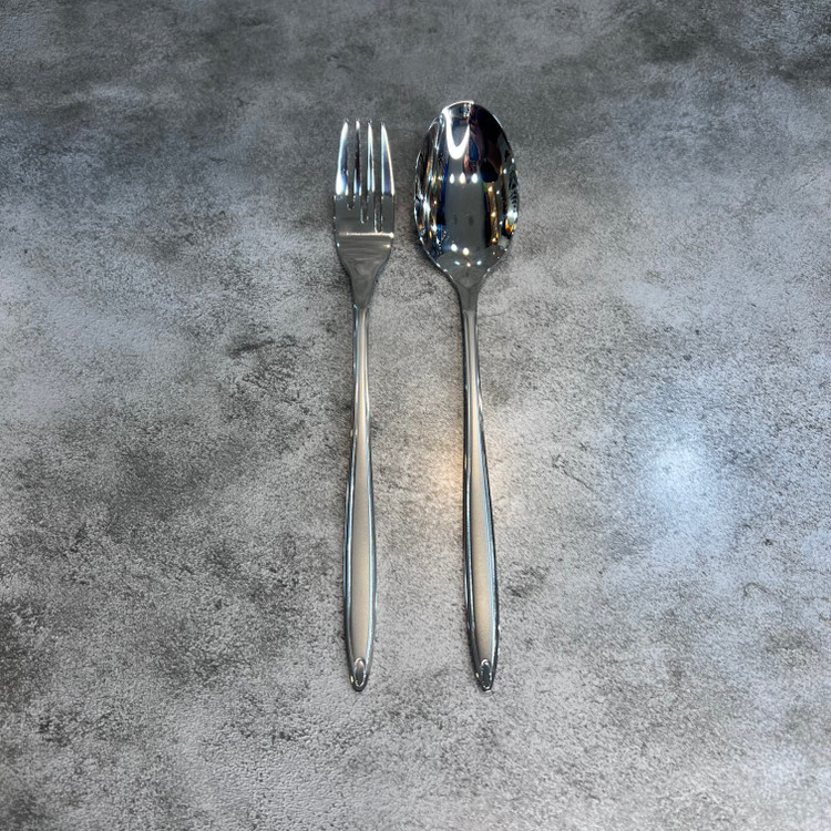 سرویس ۱۲ عددی قاشق و چنگال برند یونی هوم مدل ریتا سندبلاست استیل ضد زنگ قالب اروپا