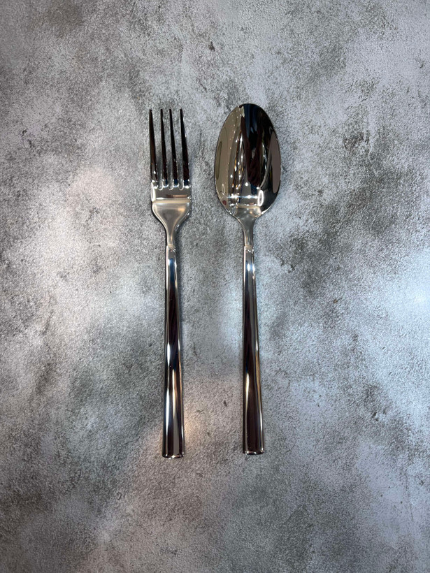 سرویس ۱۲ عددی قاشق و چنگال مدل یونیک اعلا شیکاگو استیل ضد زنگ