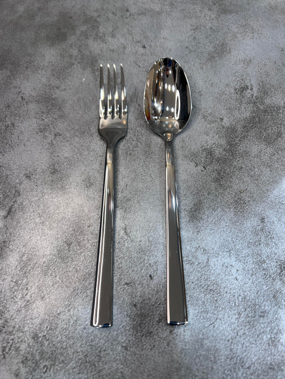 سرویس ۱۲ عددی قاشق و چنگال مدل یونیک اعلا شیکاگو استیل ضد زنگ