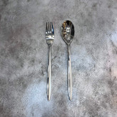 سرویس ۱۵۵ عددی قاشق و چنگال طرح اسکار برند کایند ۳۰ نفره ضخامت ۴ میل استیل ضد زنگ