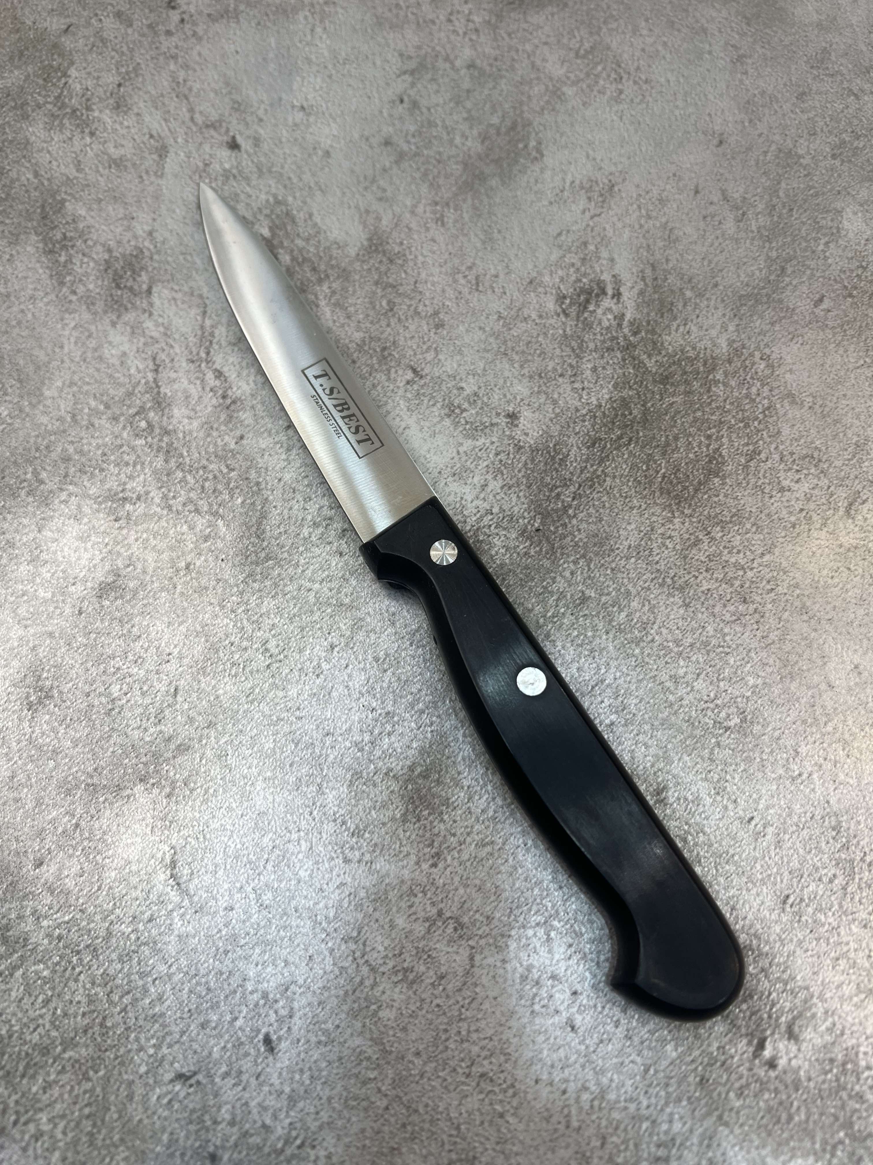 کارد آشپزخانه تیغه فولادی تی اس شماره ۴