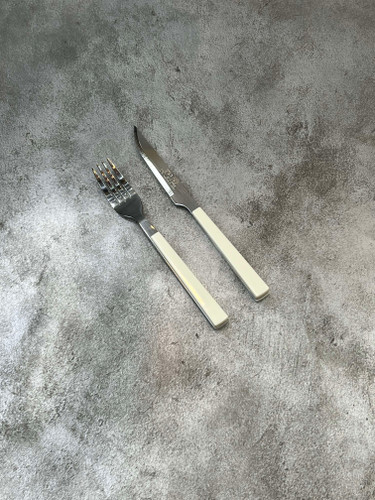 سرویس ۱۲ پارچه کارد و چنگال میوه خوری استارمکس کد ۲۲۰۵ - شیری