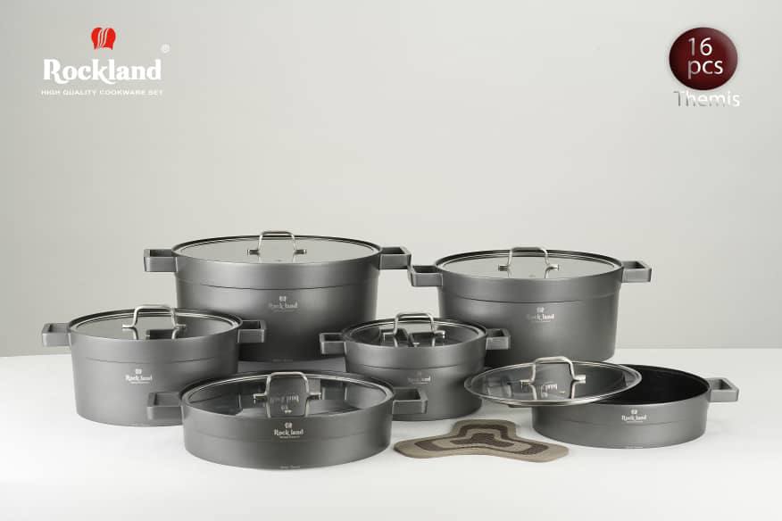 سرویس قابلمه ۱۶ پارچه برند راکلند مدل تمیس