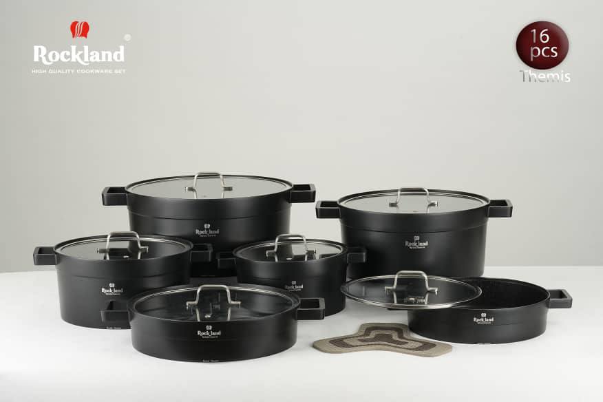 سرویس قابلمه ۱۶ پارچه برند راکلند مدل تمیس
