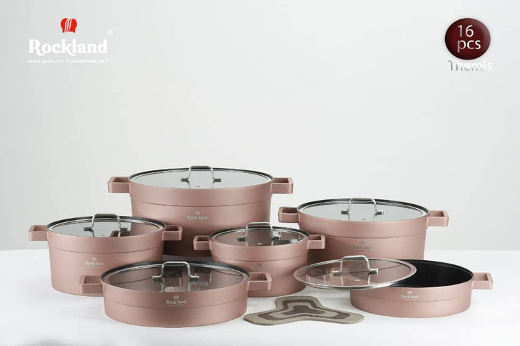 سرویس قابلمه ۱۶ پارچه برند راکلند مدل تمیس