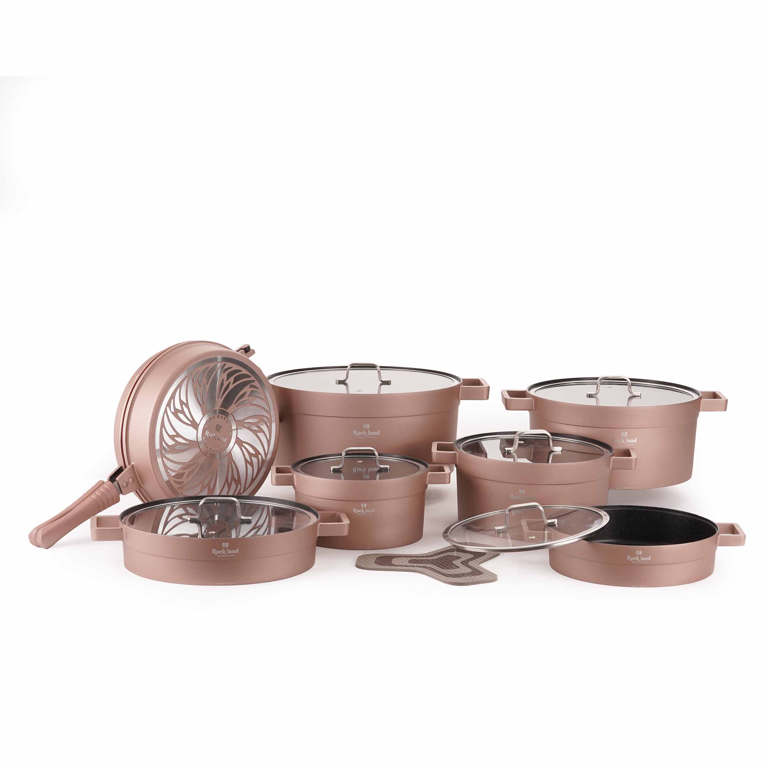 سرویس قابلمه ۱۸ پارچه برند راکلند مدل تمیس