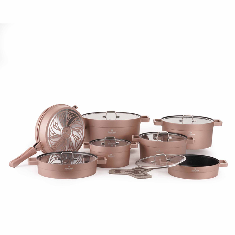 سرویس قابلمه ۱۸ پارچه برند راکلند مدل تمیس