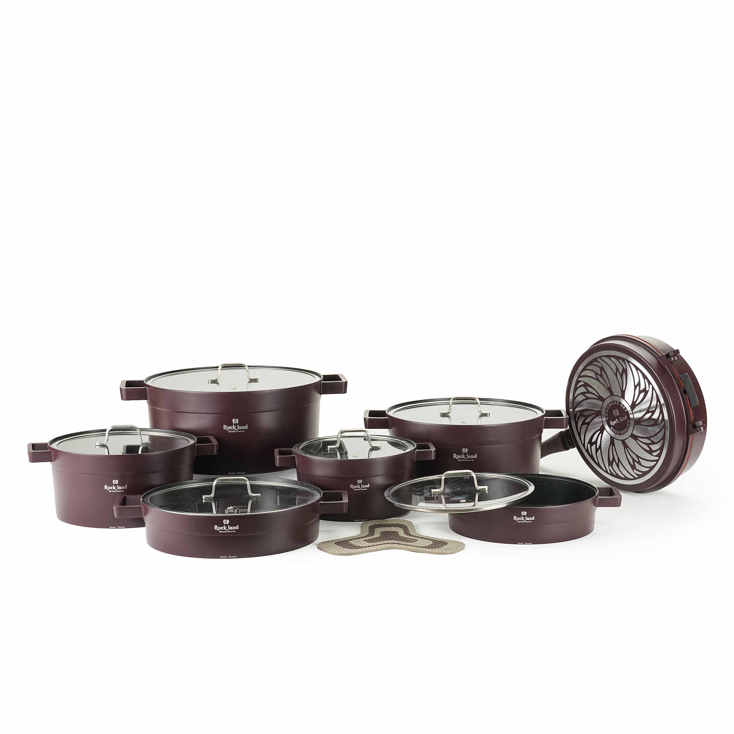 سرویس قابلمه ۱۸ پارچه برند راکلند مدل تمیس