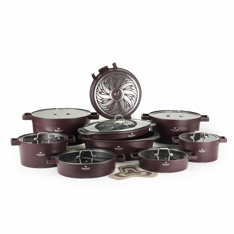 سرویس قابلمه ۲۱ پارچه برند راکلند مدل تمیس