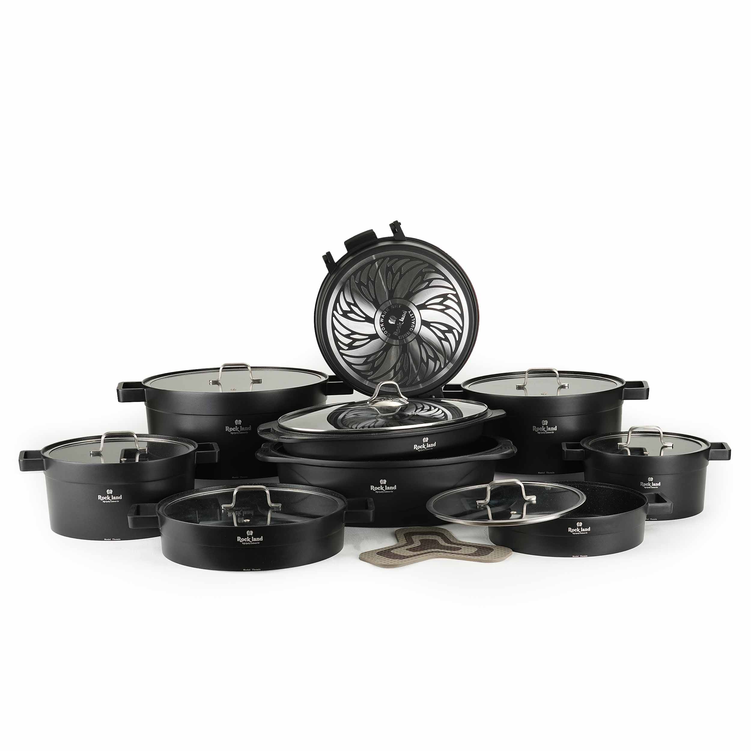 سرویس قابلمه ۲۱ پارچه برند راکلند مدل تمیس