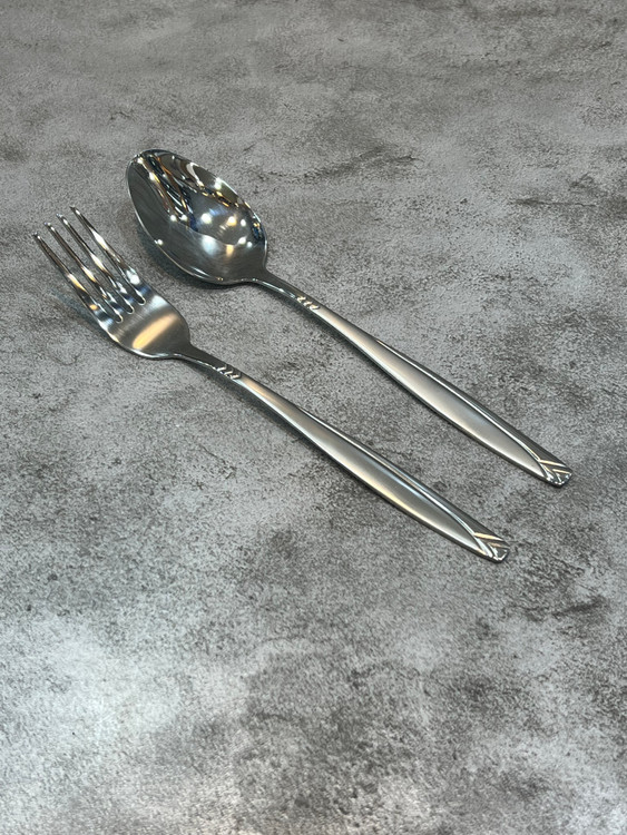 ست ۱۲ عددی قاشق و چنگال یونیک جرمنی جعبه بنفش - مدل پرنس