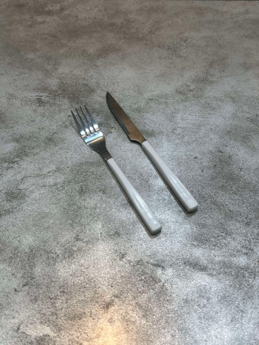 کارد و چنگال میوه خوری استارمکس مدل مونیخ - رنگ سفید