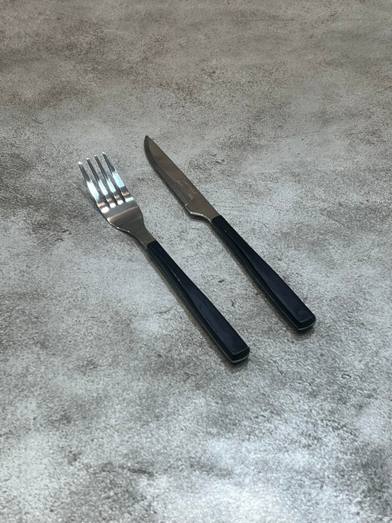 کارد و چنگال میوه خوری استارمکس مدل مونیخ - رنگ مشکی